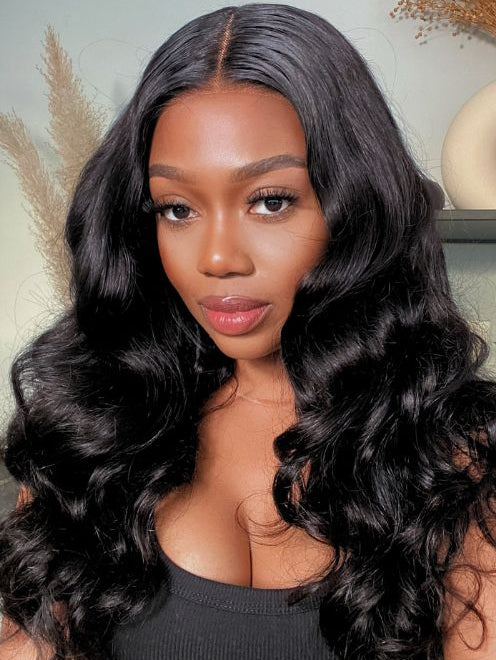 18"=$89 | 5x5 Lace Closure Wig Body Wave Human Hair Wig