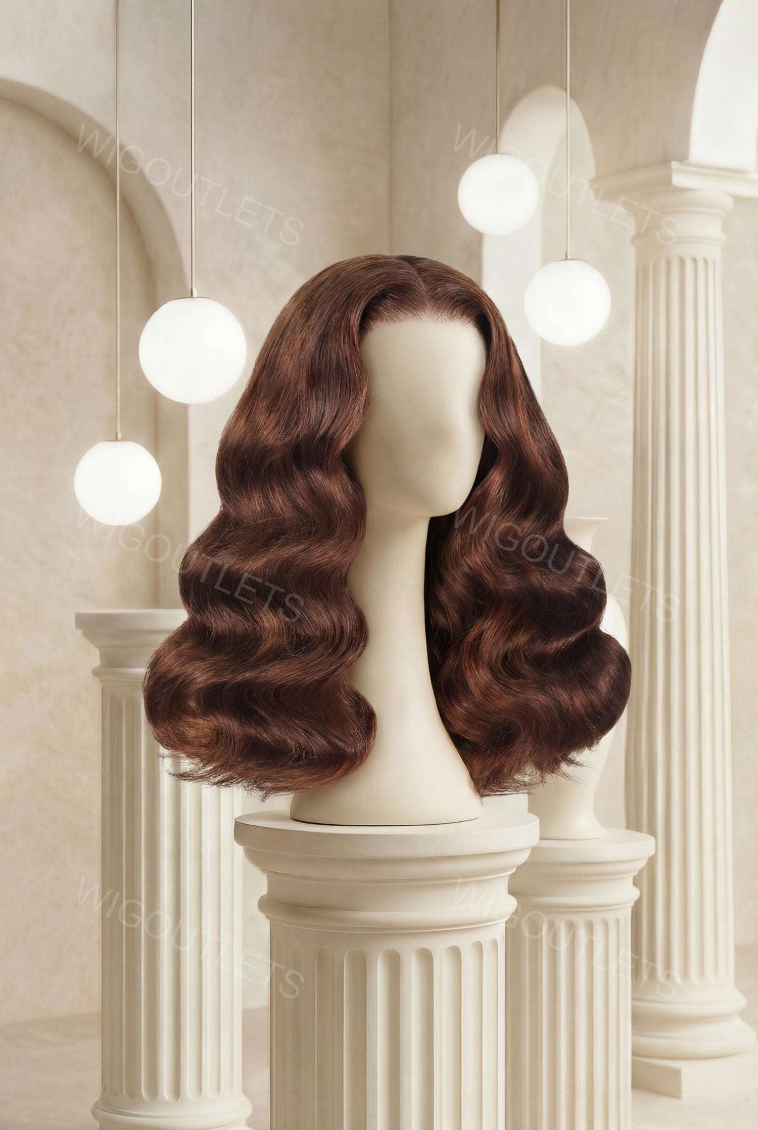 Wear & Go Glueless Wig Chocolate Brown Body Wave 4x4 Lace Human Hair Wigs