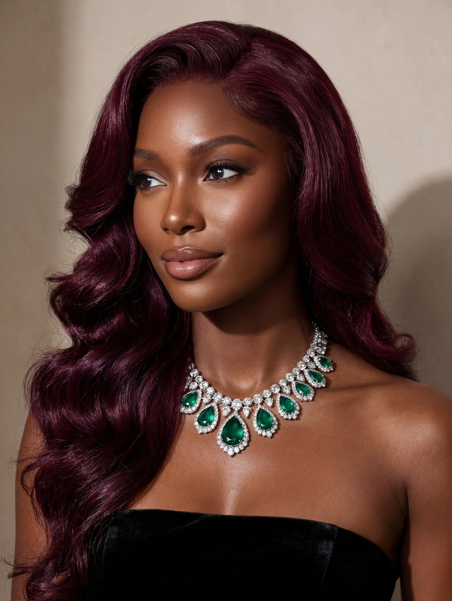 Burgundy Body Wave Wig 13x6 Lace Front Human Hair Wigs