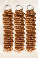 Honey Blonde Water Wave Human Crochet Hair Extensions – product view 4