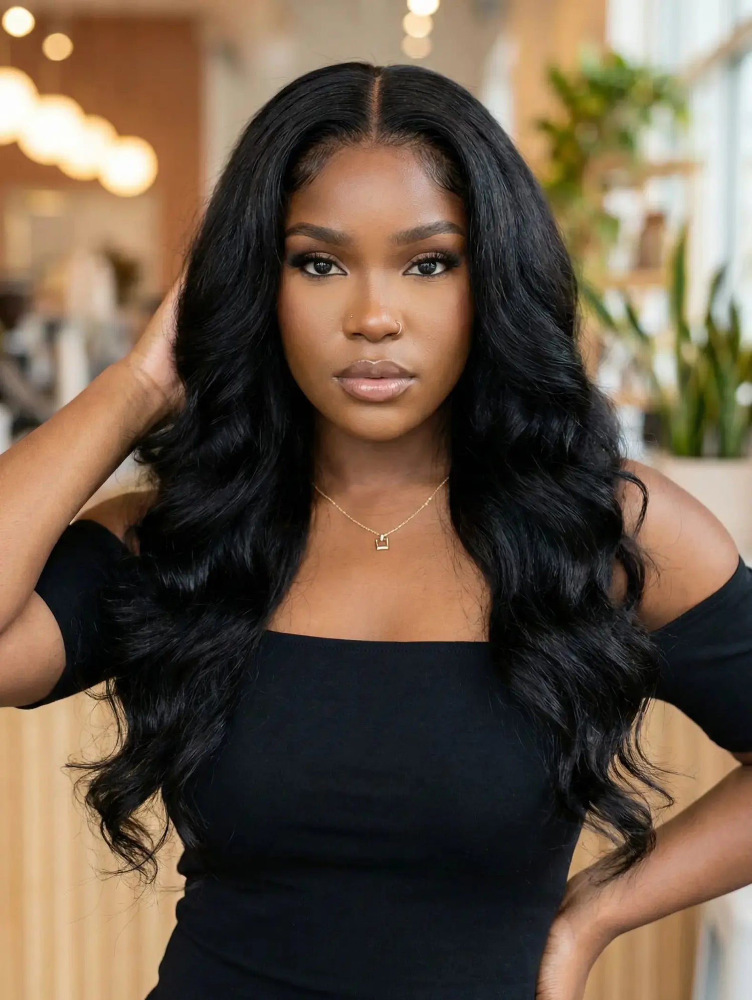 18"=$89 | 5x5 Lace Closure Wig Body Wave Human Hair Wig