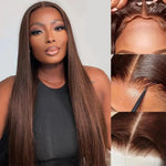 straight lace wig