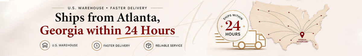 WigOutlets wigs ship from Atlanta warehouse within 24 hours