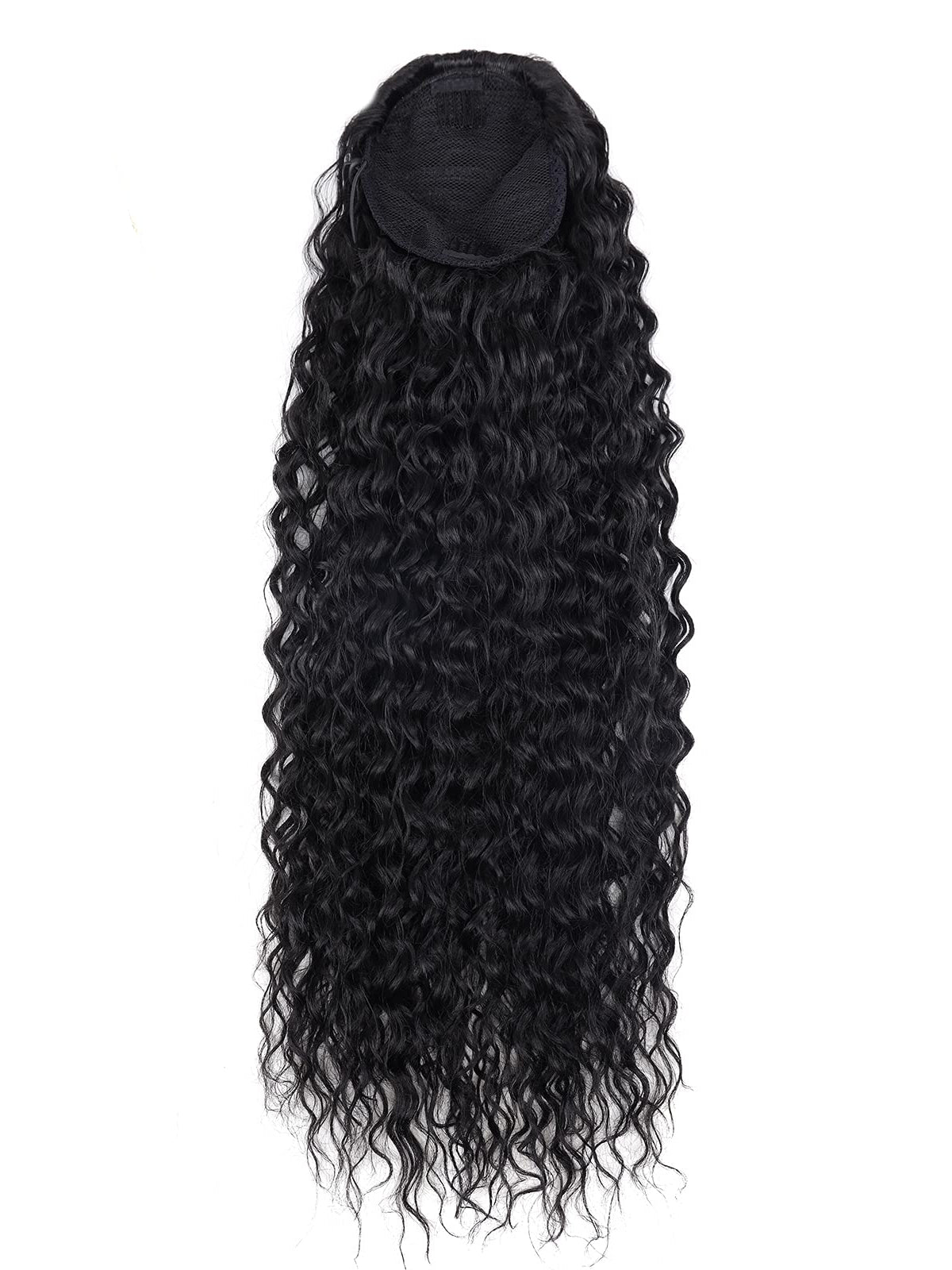 Water Wave Drawstring Ponytail Human Hair Extensions