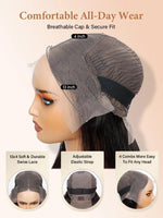 The details of 13x4 lace front human hair wig cap | WigOutlets
