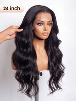 The Front of 13x6 Lace Frontal Wig Body Wave Human Hair Wigs by WigOutlets