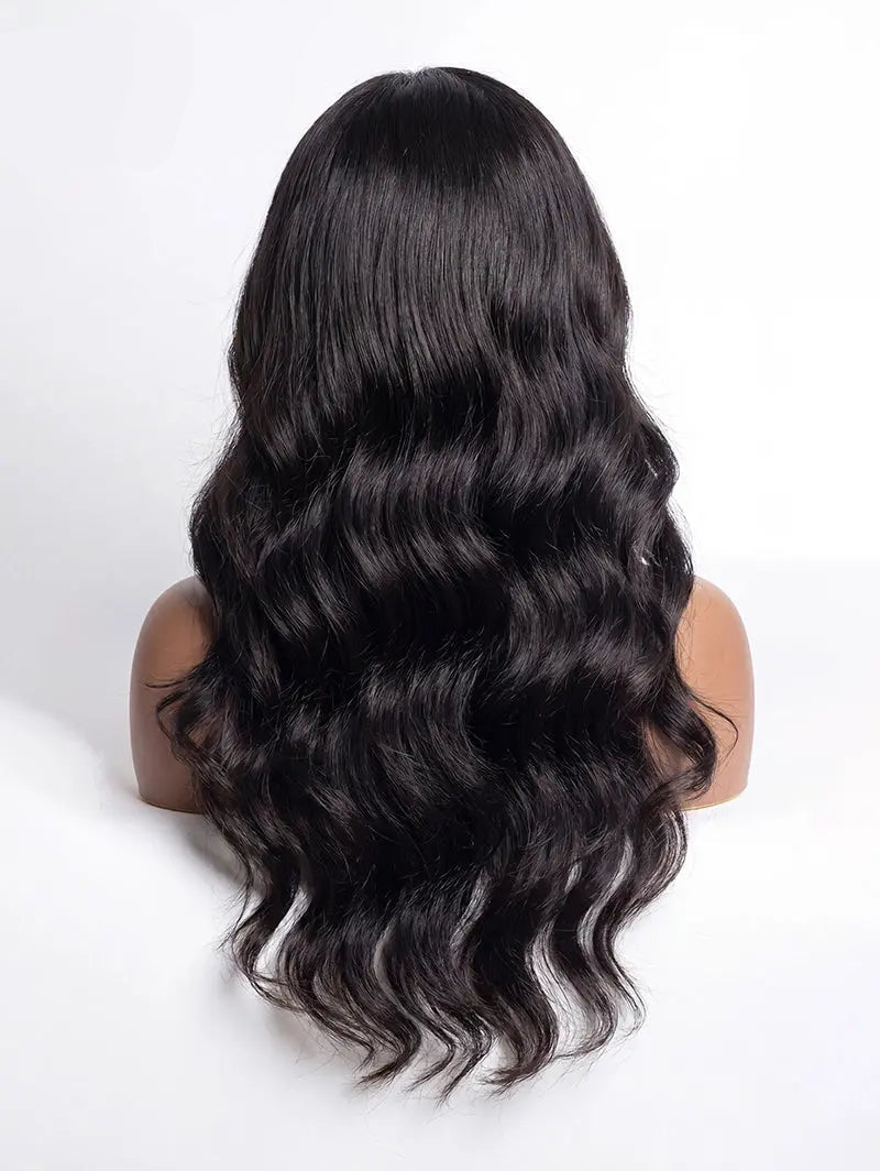 The Back Of 13x6 Lace Frontal Wig Body Wave Human Hair Wigs by WigOutlets