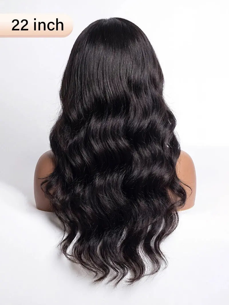 The Back Of 13x6 Lace Frontal Wig Body Wave Human Hair Wigs by WigOutlets