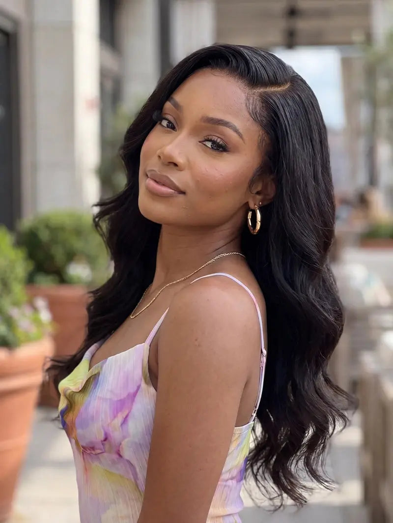 22"=$122 | 13x6 Lace Frontal Body Wave Human Hair Wigs