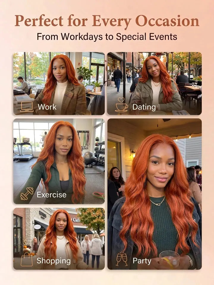wigoutlets ginger wig body wave for every occasion