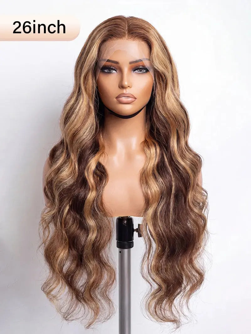 Highlight Body Wave Wig 13x6 Lace Frontal Wig Body Wave Human Hair Wigs, product image 6