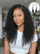 Kinky Curly Crochet Hair Natural Curls Feather Human Hair Extension